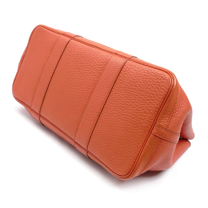 HERMES エルメス ガーデンパーティ 36 ハンドバッグ ルージュピヴォワンヌ 064423CK レディース □P刻印【中古】