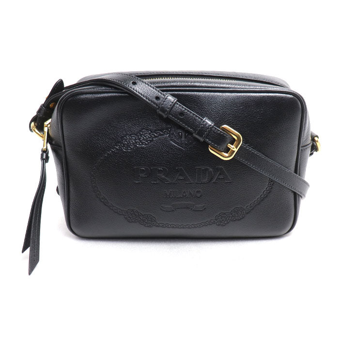 PRADA プラダ ショルダーバッグ ブラック 1BH089 2EBJ F0002 レディース【中古】【美品】