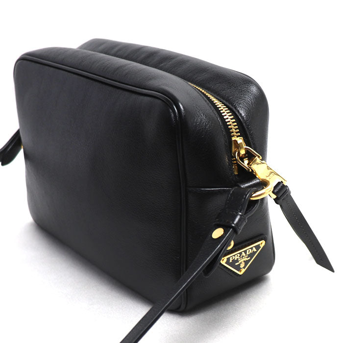 PRADA プラダ ショルダーバッグ ブラック 1BH089 2EBJ F0002 レディース【中古】【美品】