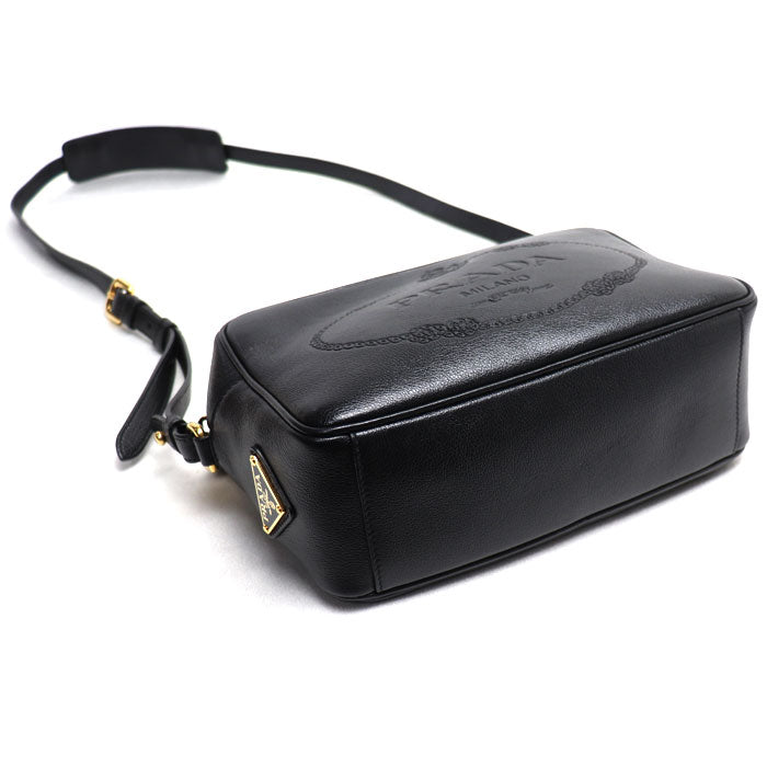 PRADA プラダ ショルダーバッグ ブラック 1BH089 2EBJ F0002 レディース【中古】【美品】