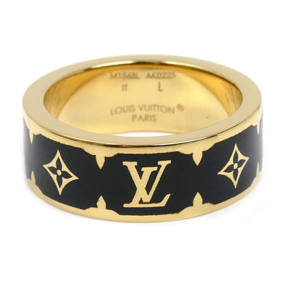 LOUIS VUITTON ルイ・ヴィトン メタル ナノ グラム エナメル リング・指輪 M1568L AK0225 15号 6.4g レディース【中古】