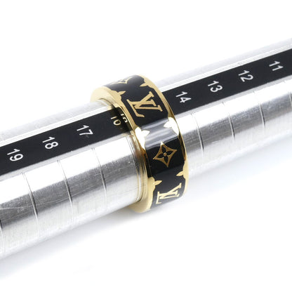 LOUIS VUITTON ルイ・ヴィトン メタル ナノ グラム エナメル リング・指輪 M1568L AK0225 15号 6.4g レディース【中古】