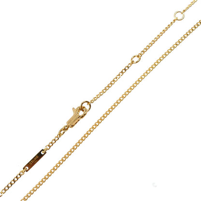 CELINE セリーヌ 真鍮 セパラブル ショートチェーン ネックレス 46T476BRA.350R 2.4g 45/47/49cm レディース【中古】