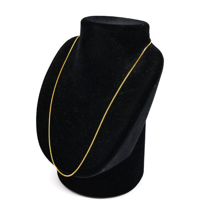 CELINE セリーヌ 真鍮 セパラブル ショートチェーン ネックレス 46T476BRA.350R 2.4g 45/47/49cm レディース【中古】