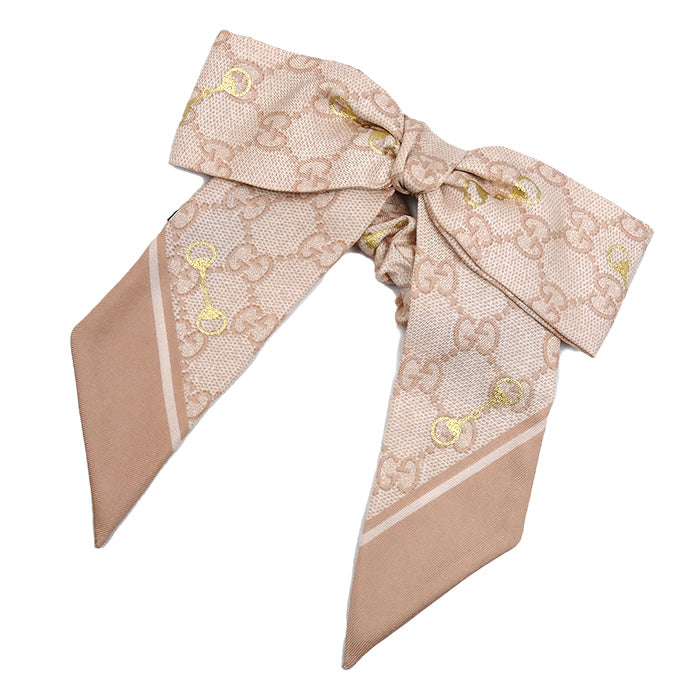 GUCCI グッチ シルク シュシュ リボン ヘアアクセサリー 770292 リボンのみ レディース【中古】