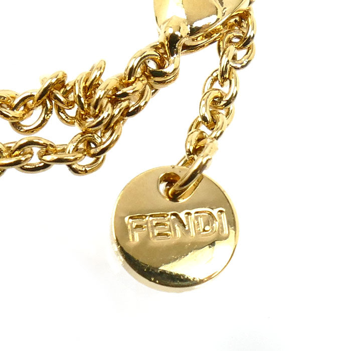 FENDI フェンディ ブロンズ フォーエバー フェンディ ブレスレット 8AL013B08F0CFK 4.7g 15/16.5/18/19.5cm レディース【中古】【美品】