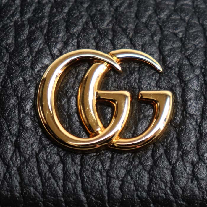 GUCCI グッチ GGマーモント カードケース ブラック 474749 メンズ【中古】【美品】