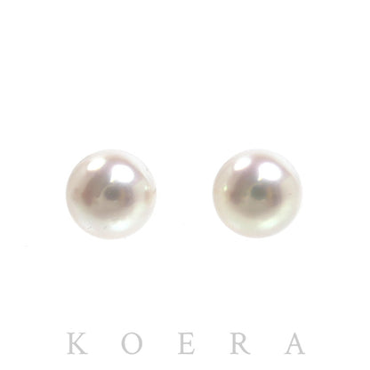 MIKIMOTO ミキモト K18YG イエローゴールド ピアス PE-2SK アコヤパール約6.3mm 1.6g レディース【中古】【美品】