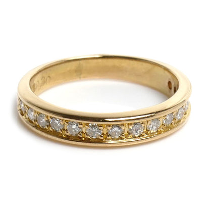 K18YG イエローゴールド リング・指輪 ダイヤモンド0.30ct 9号 3.0g レディース【中古】