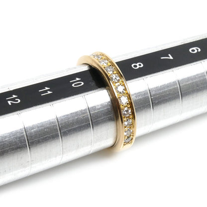 K18YG イエローゴールド リング・指輪 ダイヤモンド0.30ct 9号 3.0g レディース【中古】