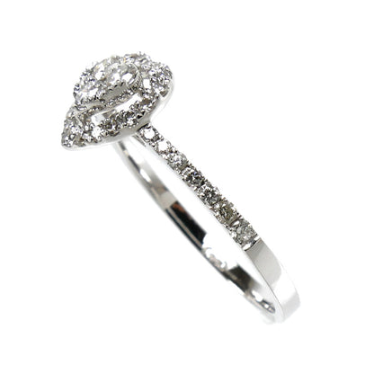 K18WG ホワイトゴールド リング・指輪 ダイヤモンド0.40ct 12号 2.0g レディース【中古】