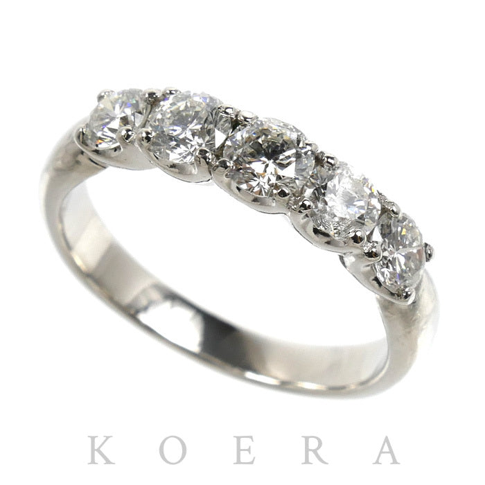 Pt900プラチナ リング・指輪 ダイヤモンド1.00ct 13号 5.1g レディース【中古】
