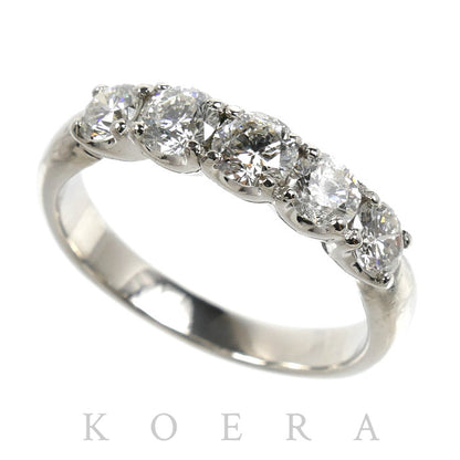 Pt900プラチナ リング・指輪 ダイヤモンド1.00ct 13号 5.1g レディース【中古】