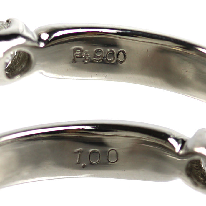 Pt900プラチナ リング・指輪 ダイヤモンド1.00ct 13号 5.1g レディース【中古】
