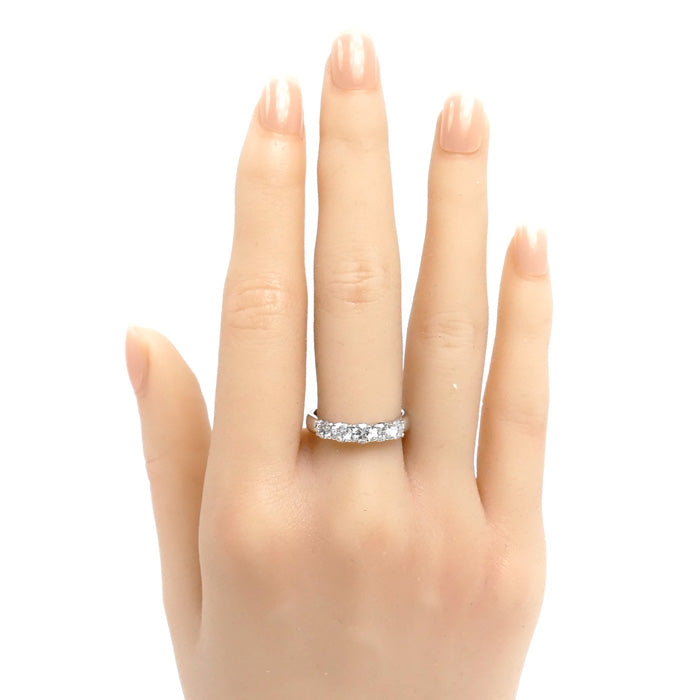 Pt900プラチナ リング・指輪 ダイヤモンド1.00ct 13号 5.1g レディース【中古】