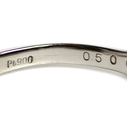 Pt900プラチナ リング・指輪 ダイヤモンド0.50ct 7号 1.6g レディース【中古】