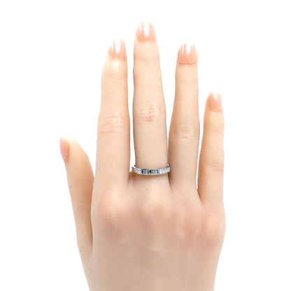 CELINE セリーヌ Pt900プラチナ リング・指輪 ダイヤモンド0.10ct 14号 4.2g レディース【中古】