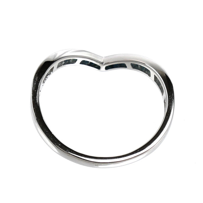 K18WG ホワイトゴールド リング・指輪 ダイヤモンド0.30ct 18.5号 2.2g レディース【中古】