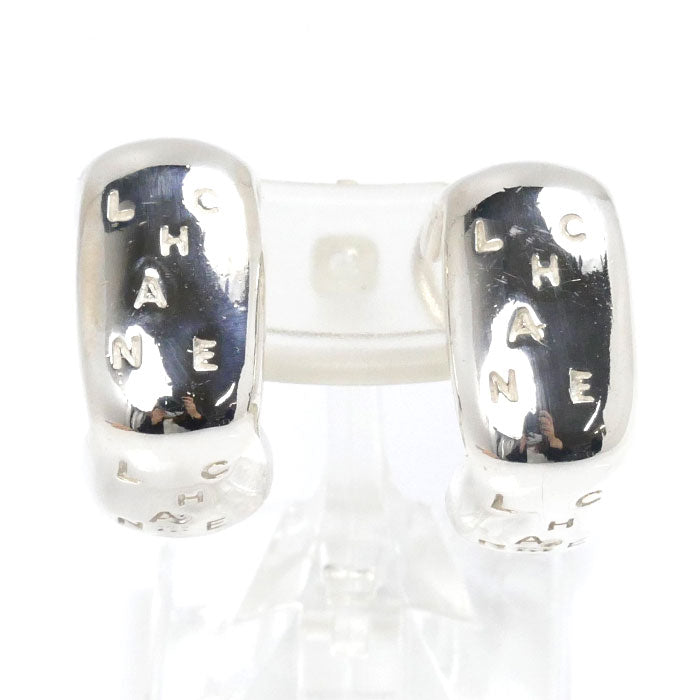 CHANEL シャネル シルバー925 ロゴ イヤリング 14.2g レディース【中古】