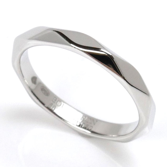 Boucheron ブシュロン Pt950プラチナ ファセット ミディアム リング・指輪 JAL00014 15.5号 56 4.8g レディース【中古】【美品】