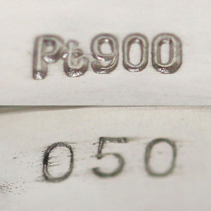 Pt900プラチナ ダイヤ 印台 リング・指輪 ダイヤモンド0.50ct 24号 13.8g メンズ【中古】【美品】
