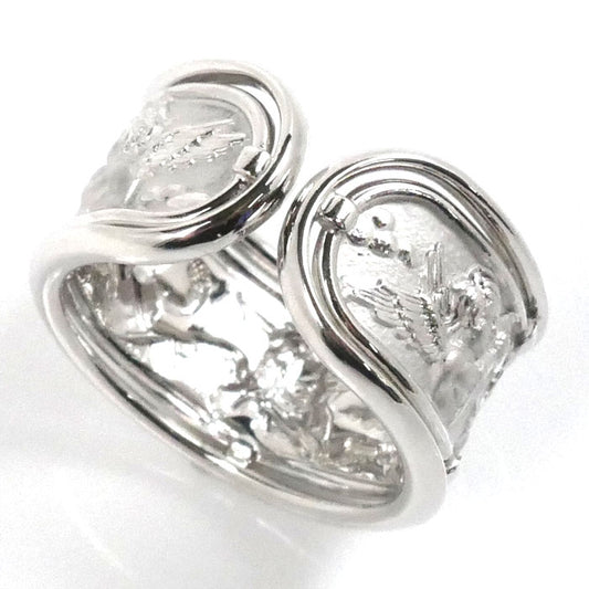 Carrera y Carrera カレライカレラ K18WG ホワイトゴールド エンジェル リング・指輪 13号 5.8g レディース【中古】【美品】