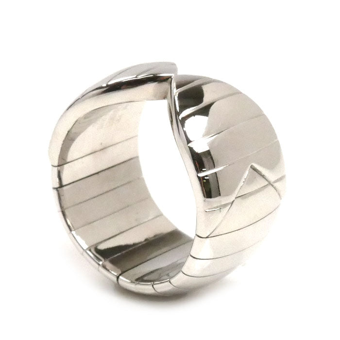Chaumet ショーメ K18WG ホワイトゴールド プリュム リング・指輪 8号 15.4g レディース【中古】【美品】