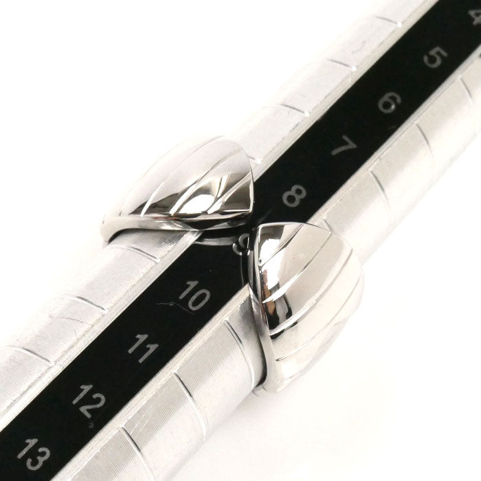 Chaumet ショーメ K18WG ホワイトゴールド プリュム リング・指輪 8号 15.4g レディース【中古】【美品】