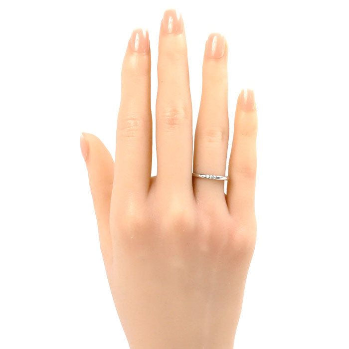 TIFFANY&Co. ティファニー Pt950プラチナ フォーエバー ウエディング リング・指輪 61000895 ダイヤモンド 10号 3.5g レディース【中古】【美品】