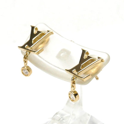 LOUIS VUITTON ルイ・ヴィトン K18YG イエローゴールド イディール ブロッサム ピアス Q96495 ダイヤモンド 2.0g セット レディース【中古】【美品】