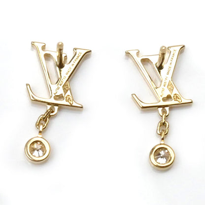 LOUIS VUITTON ルイ・ヴィトン K18YG イエローゴールド イディール ブロッサム ピアス Q96495 ダイヤモンド 2.0g セット レディース【中古】【美品】