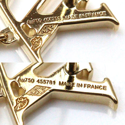 LOUIS VUITTON ルイ・ヴィトン K18YG イエローゴールド イディール ブロッサム ピアス Q96495 ダイヤモンド 2.0g セット レディース【中古】【美品】