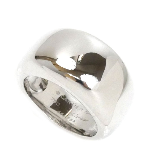 CARTIER カルティエ K18WG ホワイトゴールド ヌーベルバーグ リング・指輪 16号 56 18.1g ユニセックス【中古】