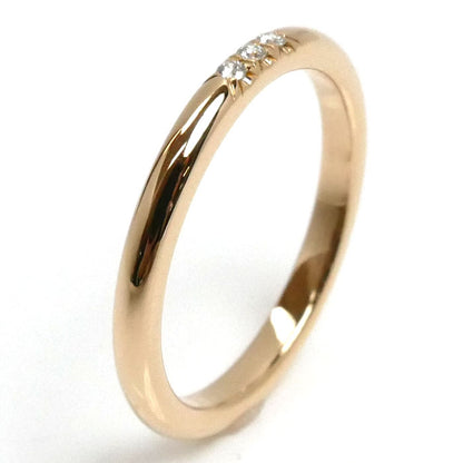 TIFFANY&Co. ティファニー K18PG ピンクゴールド フォーエバー ウェディングバンド 3Pダイヤ リング・指輪 61001204 ダイヤモンド 9号 2.4g レディース【中古】【美品】
