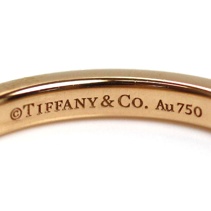 TIFFANY&Co. ティファニー K18PG ピンクゴールド フォーエバー ウェディングバンド 3Pダイヤ リング・指輪 61001204 ダイヤモンド 9号 2.4g レディース【中古】【美品】