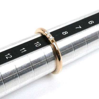 TIFFANY&Co. ティファニー K18PG ピンクゴールド フォーエバー ウェディングバンド 3Pダイヤ リング・指輪 61001204 ダイヤモンド 9号 2.4g レディース【中古】【美品】