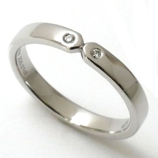 HERMES エルメス Pt950プラチナ エヴァー ケリー PM リング・指輪 H119861B 00046 ダイヤモンド0.01ct 6号 46 3.0g レディース【中古】【美品】