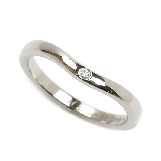 CARTIER カルティエ Pt950プラチナ バレリーナ カーブ ウェディング 3P ダイ リング・指輪 B4092947 ダイヤモンド 7号 47 2.9g レディース【中古】【美品】