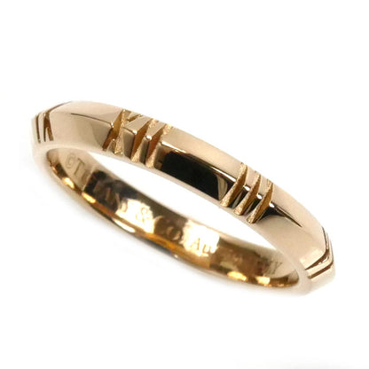 TIFFANY&Co. ティファニー K18PG ピンクゴールド アトラス X クローズド ナロー リング・指輪 11.5号 3.4g レディース【中古】