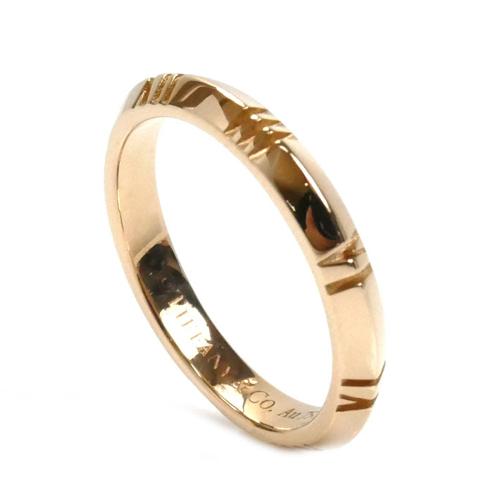 TIFFANY&Co. ティファニー K18PG ピンクゴールド アトラス X クローズド ナロー リング・指輪 11.5号 3.4g レディース【中古】