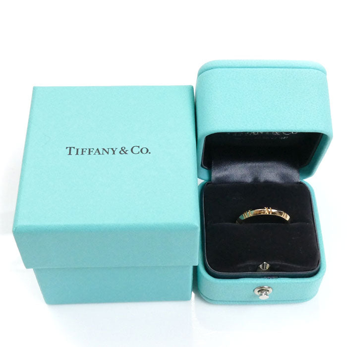 TIFFANY&Co. ティファニー K18PG ピンクゴールド アトラス X クローズド ナロー リング・指輪 11.5号 3.4g レディース【中古】