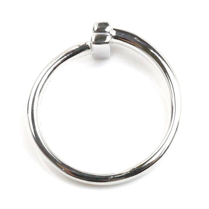 TIFFANY&Co. ティファニー K18WG ホワイトゴールド Tワン リング・指輪 12号 3.9g レディース【中古】【美品】