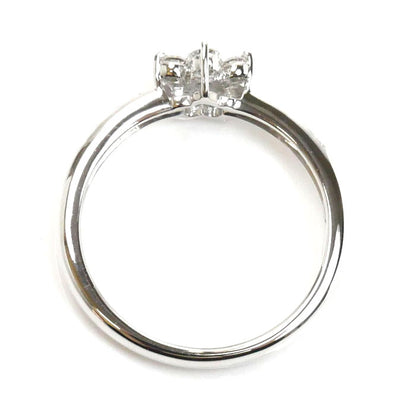 TASAKI タサキ K18WG ホワイトゴールド リング・指輪 ダイヤモンド0.25ct 12号 2.9g フラワー レディース【中古】【美品】