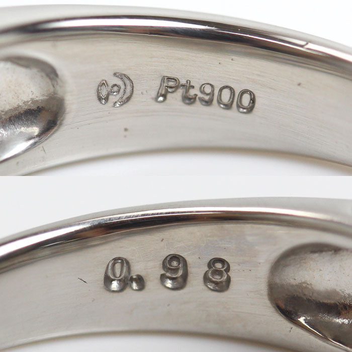 TASAKI タサキ Pt900プラチナ リング・指輪 ダイヤモンド0.98ct 13号 7.2g レディース【中古】【美品】