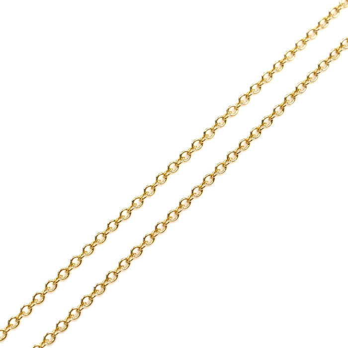 TIFFANY&Co. ティファニー K18PG ピンクゴールド アトラスオープン ペンダントネックレス ダイヤモンド 3.8g 41cm レディース【中古】