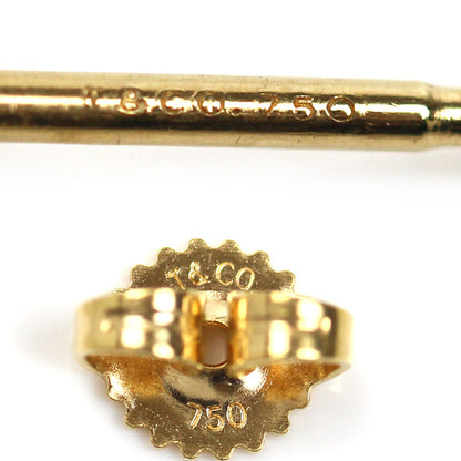 TIFFANY&Co. ティファニー K18YG イエローゴールド ピアス パール約7.1/7.2mm 2g レディース【中古】