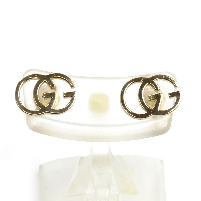 GUCCI グッチ K18YG イエローゴールド GGランニング スタッズ ピアス 094074 09850 8000 1.9g レディース【中古】