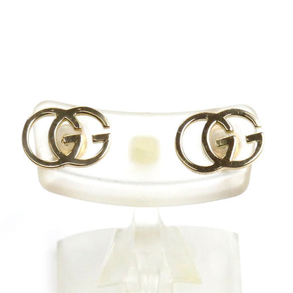 GUCCI グッチ K18YG イエローゴールド GGランニング スタッズ ピアス 094074 09850 8000 1.9g レディース【中古】