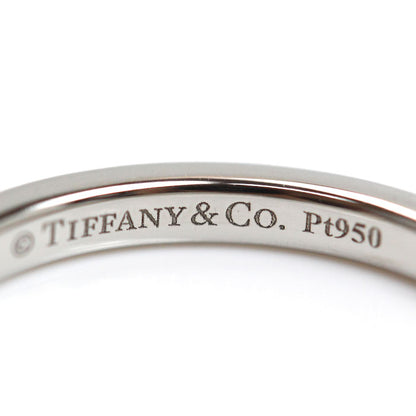 TIFFANY&Co. ティファニー Pt950プラチナ クラシックバンド 3P ダイヤ リング・指輪 ダイヤモンド 6.5号 3.1g レディース【中古】【美品】