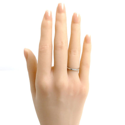 TIFFANY&Co. ティファニー Pt950プラチナ クラシックバンド 3P ダイヤ リング・指輪 ダイヤモンド 6.5号 3.1g レディース【中古】【美品】